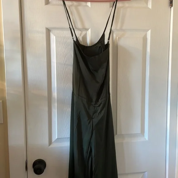 RARE green chaser silky basics jumpsuit green Kale - Picture 5 of 6